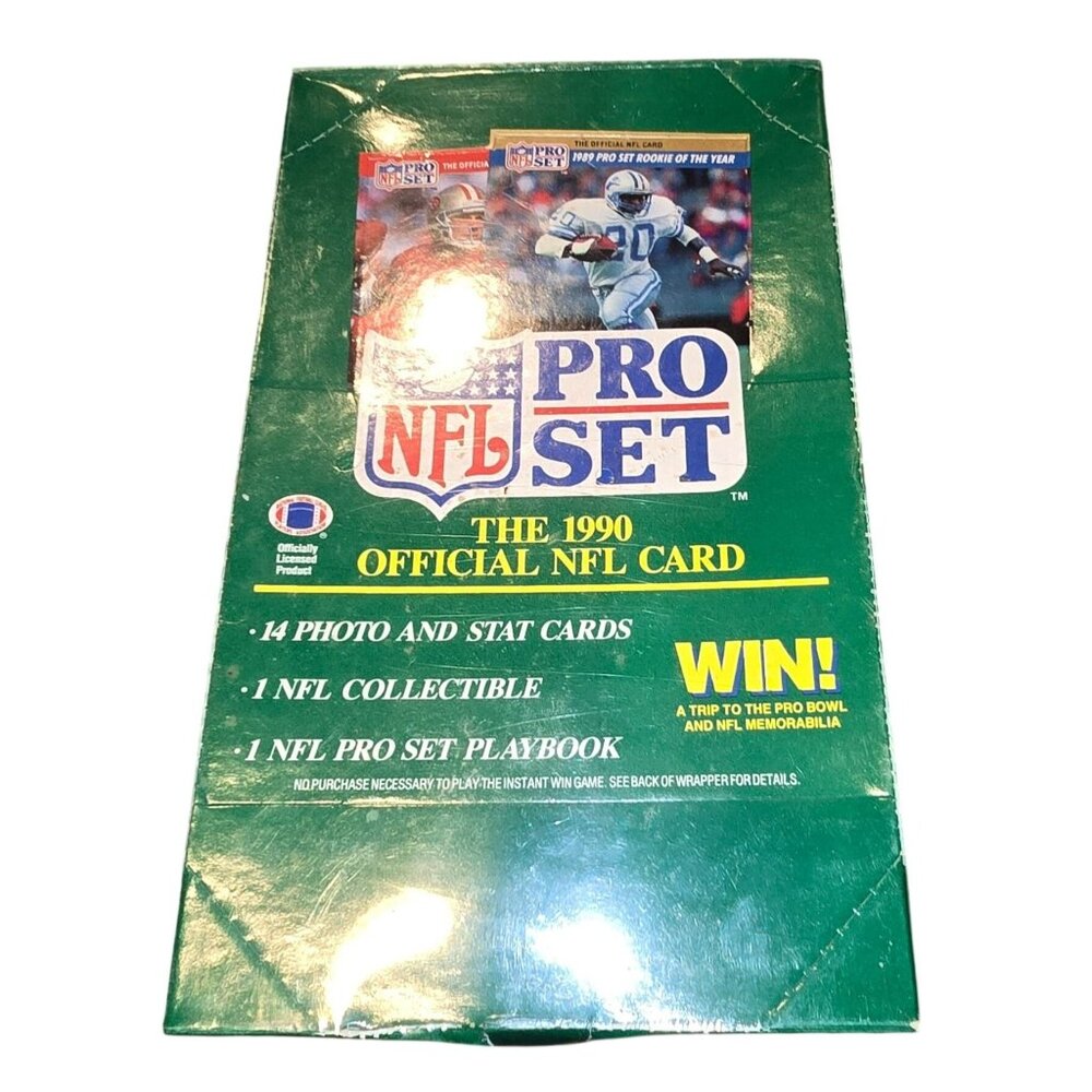 1990 NFL Pro Set Official Football Cards Box NEW SEALED BA10